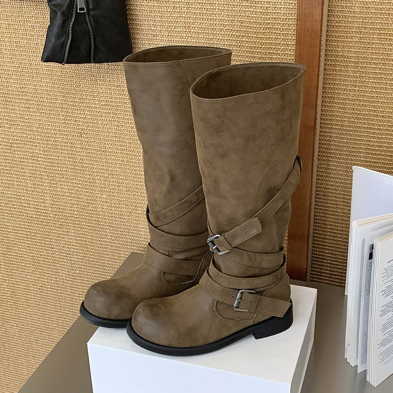 Eilyken New Design Belt Buckle - Winter Fashion Women Boots ulasan dan harga