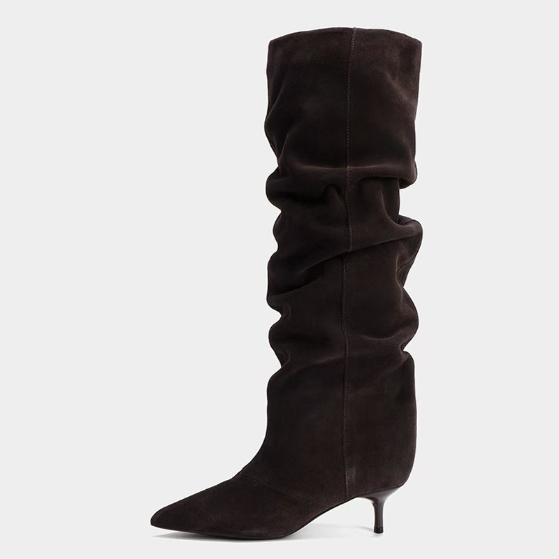 Liyke Runway Fashion Pleated S - Winter Fashion Women Boots ulasan dan harga